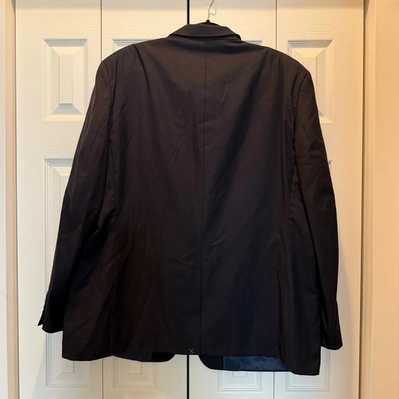 Greg Norman for Tasso Elba Men’s 100% Wool Navy Sport Blazer Jacket Size 50R New - Picture 4 of 13